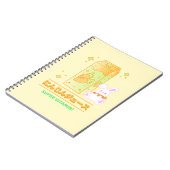 ニンジン果汁入り居心地の良いバニー ノートブック (左側)