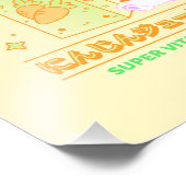 ニンジン果汁入り居心地の良いバニー フォトプリント            (角)