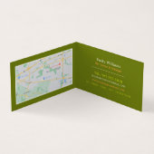 ニンジン果汁、ジュースバー、詳細 名刺 (内部)