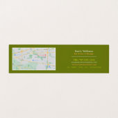 ニンジン果汁、ジュースバー、詳細 名刺 (内部フラット)