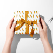 ニンジン柄イースターギフト包装紙 ラッピングペーパー