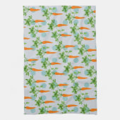 ニンジン植物のニンジン キッチンタオル (縦)