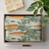 ニンジン模様春ガーデンのデコページ 薄葉紙 (ギフト)