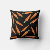 ニンジン模様 クッション (裏面)