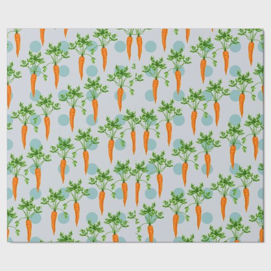 ニンジン模様 ラッピングペーパー (シーム)