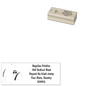 ニンジン漫画で座っているかわいいウサギ ラバースタンプ (押印)