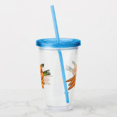 ニンジン漫画イラストレーション アクリルタンブラー (左)