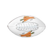 ニンジン漫画イラストレーション アメリカンフットボール (正面)