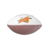 ニンジン漫画イラストレーション アメリカンフットボール (回転90)