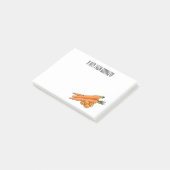 ニンジン漫画イラストレーション ポストイット (アングル)