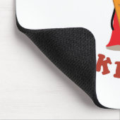 ニンジン王室のキング野菜クラウンイラストレーション マウスパッド (コーナー)