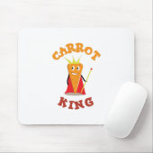 ニンジン王室のキング野菜クラウンイラストレーション マウスパッド (マウス)