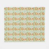 ニンジン空手カルレート フリースブランケット (正面(横))