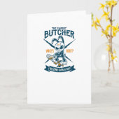 ニンジン肉屋 カード (黄色い花)