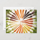 ニンジン色ホイール ポストカード (正面/裏面)