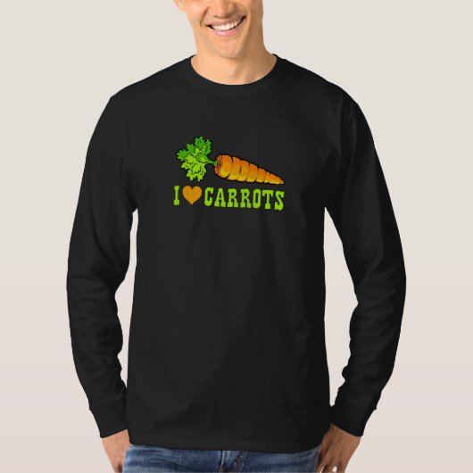 ニンジン野菜が大好き Tシャツ (正面)