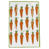 ニンジン野菜ヘルシーフードパーティー ミディアムペーパーバッグ (正面)