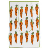 ニンジン野菜ヘルシーフードパーティー ミディアムペーパーバッグ (裏面)