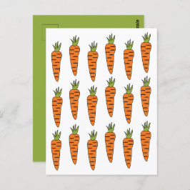 ニンジン野菜ベジエ ポストカード