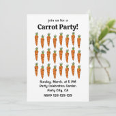 ニンジン野菜農家市場食品 招待状 (スタンド正面)
