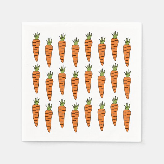 ニンジン食品ベジエパーティー スタンダードカクテルナプキン (正面)