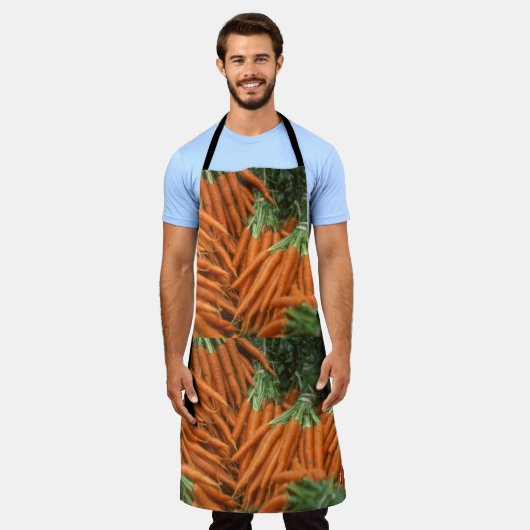 ニンジン エプロン (着用した状態)