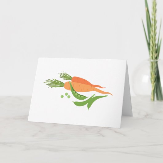 ニンジン&エンドウ カード (正面)