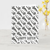 ニンジン カード (黄色い花)