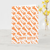 ニンジン カード (黄色い花)