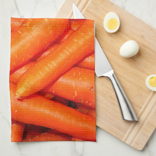 ニンジン キッチンタオル (四つ折り)