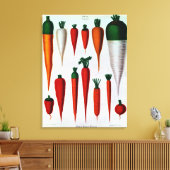 ニンジン キャンバスプリント (インサイチュ (リビング))