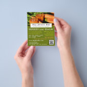 ニンジン·ジュース·バー広告ズ·フライヤー チラシ (手)