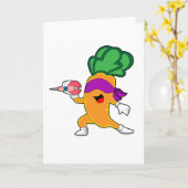 ニンジン ダーツ ダート カード (黄色い花)