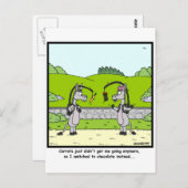 ニンジン&チョコレート ポストカード (正面/裏面)