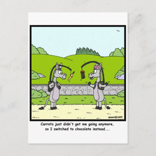 ニンジン&チョコレート ポストカード (正面)