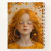 ニンジン・トップ・キッド - パーソナライズド・ファンタジー ノートブック (裏面)