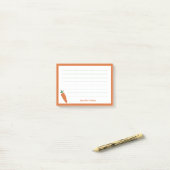 ニンジン ポストイット (デスク上)