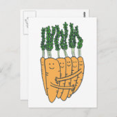 ニンジン ポストカード (正面/裏面)