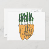 ニンジン ポストカード (正面/裏面)