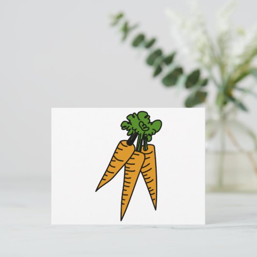 ニンジン ポストカード (スタンド正面)