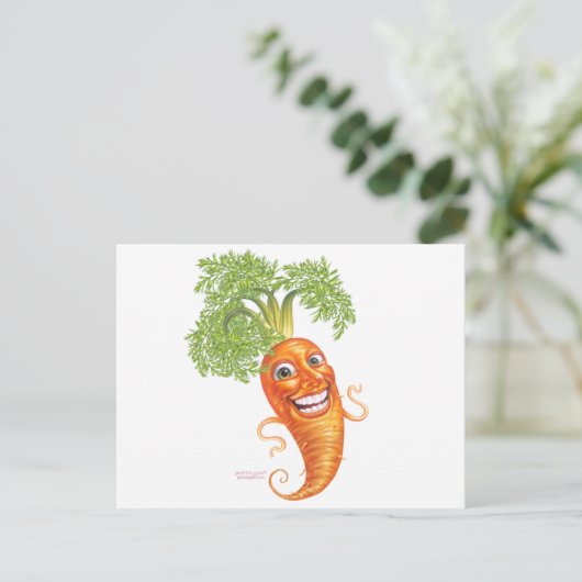 ニンジン ポストカード (スタンド正面)