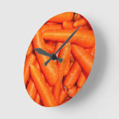 ニンジン ラウンド壁時計 (傾斜)