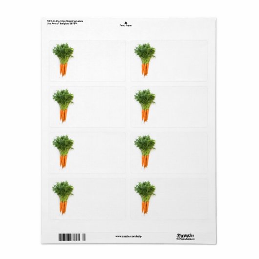 ニンジン ラベル (フルシート)