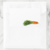 ニンジン 長方形シール (バッグ)