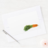 ニンジン 長方形シール (封筒)