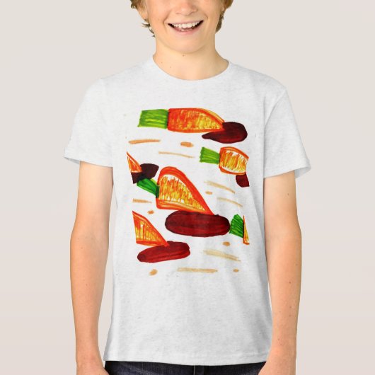 ニンジンTシャツ トライブレンドＴシャツ (正面)
