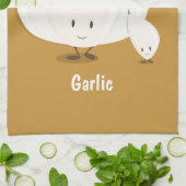 ニンニクおよびクローブのキャラクター|の台所タオル キッチンタオル (折り畳み)