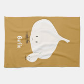 ニンニクおよびクローブのキャラクター|の台所タオル キッチンタオル (横)