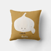 ニンニクおよびクローブのキャラクター|の装飾用クッション クッション (裏面)