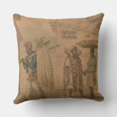 ニンニクおよびタマネギの販売人1826年(w/c紙で) クッション (裏面)